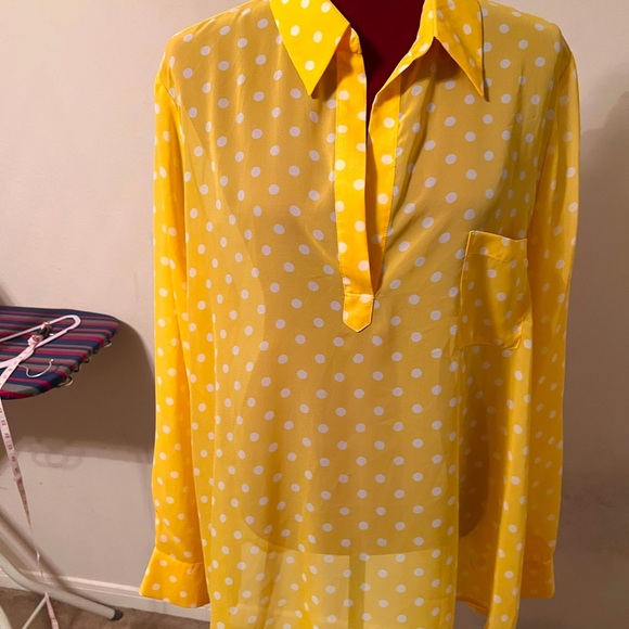 Nordstrom Ladies button down blouse with collar. - Picture 1 of 13